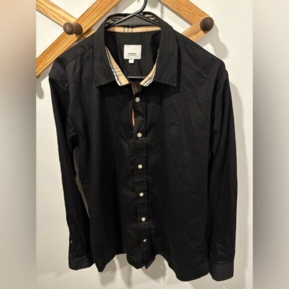 MENS BURBERRY 100% Cotton- BUTTON DOWN SHIRT - Picture 1 of 11